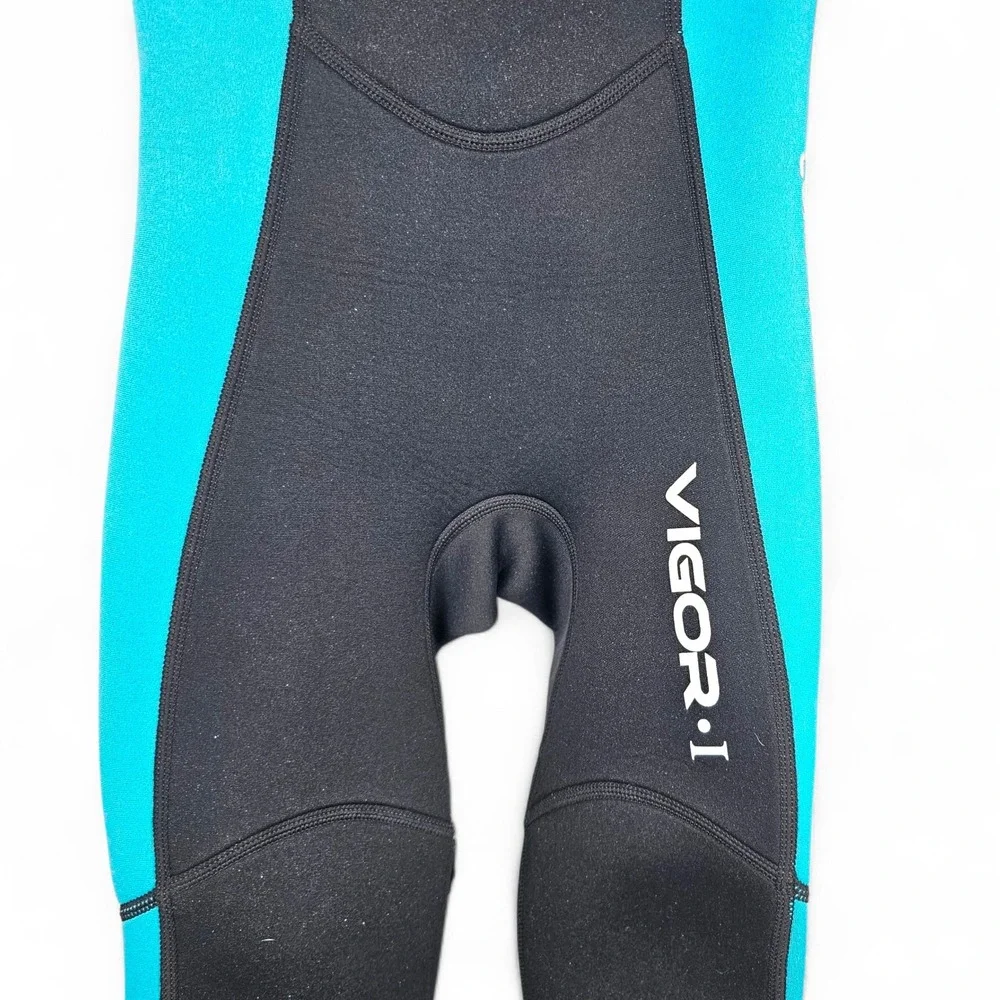 Hevto Vigor I Kids Wetsuit Size 6 , 3mm Neoprene Full Suit Blue Black Swim